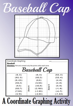 Baseball Hat Create Your Own Worksheet by Northeast Education