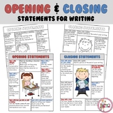 Opening and Closing Statements