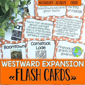 Preview of Westward Expansion Flash Cards