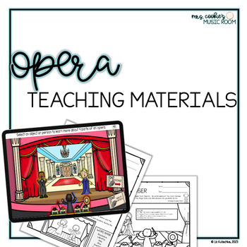 Preview of Opera Mini Unit or Long Term Music Sub Lesson Plans and Activities