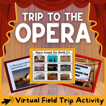 Preview of Opera Music Virtual Field Trip | Opera Around the World Music Culture Activity
