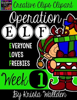 Preview of Operation E.L.F Freebie #1 {Creative Clips Digital Clipart}