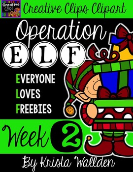 Preview of Operation E.L.F Freebie #2 {Creative Clips Digital Clipart}