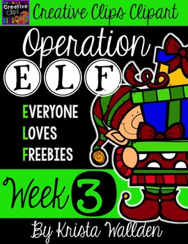 Preview of Operation E.L.F Freebie #3 {Creative Clips Digital Clipart}