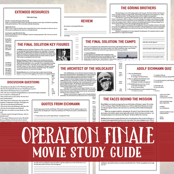 Preview of Operation Finale Movie Study Guide