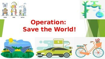 Preview of Operation: Save The World! Climate Change Lesson Plan and Handout