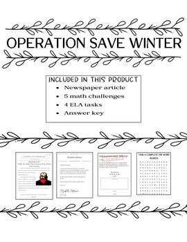 Preview of Operation Save Winter Escape Room