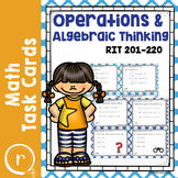 NWEA MAP Prep Math Practice Task Cards Algebraic Operation