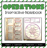 Math Interactive Notebook | Fourth Grade Operations (Add, Sub, Multiply, Divide)