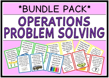 Preview of Operations Problem Solving (BUNDLE PACK)