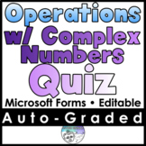 Operations With Complex Numbers Quiz