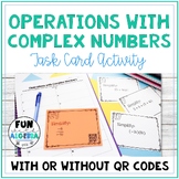 Operations With Complex Numbers QR Code Task Cards