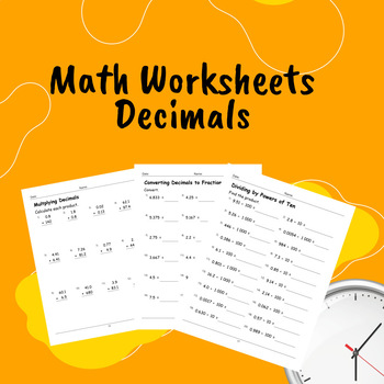 Operations With Decimal, Compare, Order, Round Decimals ... and More