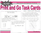Operations and Algebraic Thinking Task Cards Bundle: RIT B