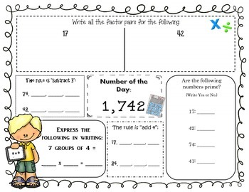 Operations and Algebraic Thinking Common Core Math Practice: Grades 3-5