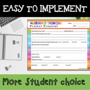 Operations & Algebraic Thinking Choice Board – 4th Grade – Distance ...