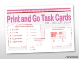 Real and Complex Number Systems Task Cards:  RIT Band 191 - 200