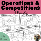 Operations and Composition of Functions Maze Activity
