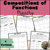 Compositions of Functions Mystery Activity
