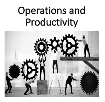 Preview of Operations and Productivity (Operation Management)