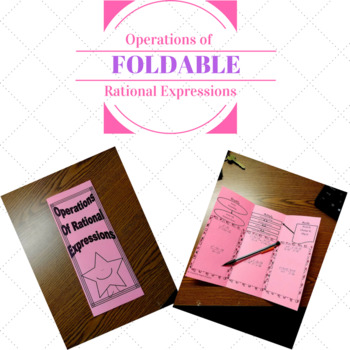 Preview of Operations of Rational Expressions Foldable