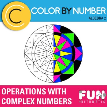 Preview of Operations with Complex Numbers Color by Number