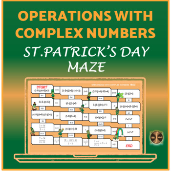 Preview of Operations with Complex Numbers - St.Patrick's Day Digital Maze