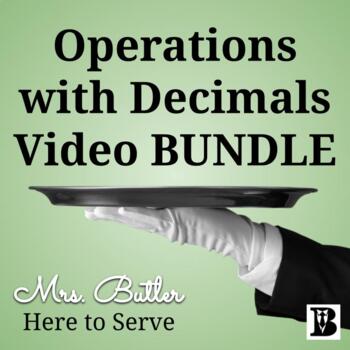 Preview of Operations with Decimals Video BUNDLE