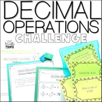 Preview of Operations with Decimals Challenge