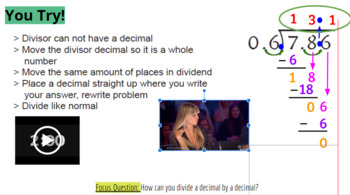 Preview of Operations with Decimals Unit Bundle