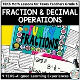 Operations with Decimals and Fractions | 5th Grade Math TEKS