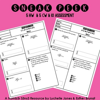 Operations with Exponents by Numb3rS3ns3 | Teachers Pay Teachers