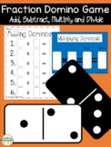 Operations with Fractions Domino Game