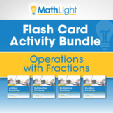 Operations with Fractions | Flash Card Super Set!