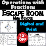 Operations with Fractions Activity: Escape Room Math Break