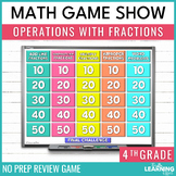 Operations with Fractions Game Show | 4th Grade Math Revie