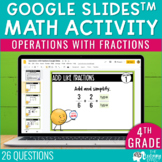Operations with Fractions Google Slides | 4th Grade Math R