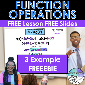 Preview of Operations with Functions Lesson FREEBIE | Algebra 2