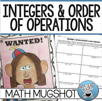 Preview of ORDER OF OPERATIONS (INTEGERS) ACTIVITY