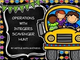 Operations with Integers Scavenger Hunt