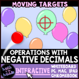 Operations with Negative Decimals Math Review Game - Digit