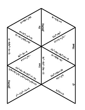 Preview of Operations with Polynomials Puzzle