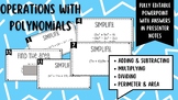 Operations with Polynomials Review