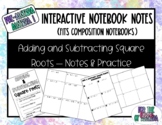 Adding and Subtracting Square Roots - Notes & Practice