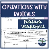 Operations with Radicals Partner Problems Activity