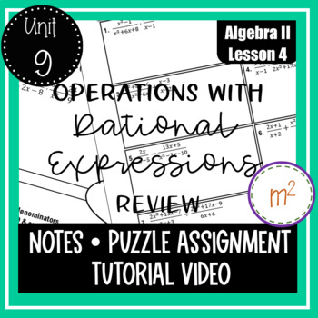 Preview of Operations with Rational Expressions Review