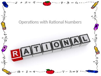Preview of Operations with Rational Numbers