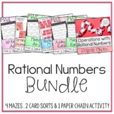 Operations with Rational Numbers Bundle