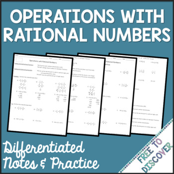 Preview of Rational Numbers Notes & Practice