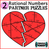 Operations with Rational Numbers Partner Mini-Puzzles Vale